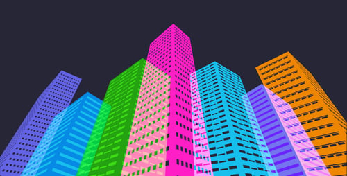 Abstract City Buildings