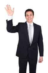 Man waving
