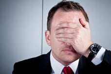 Blind businessman