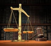 Scale and gavel