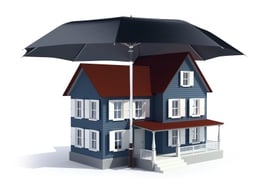 House under umbrella