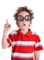 Boy with idea