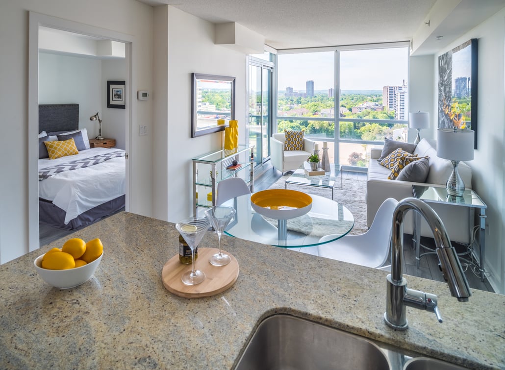 Interior Shot of Toronto Rental Condo