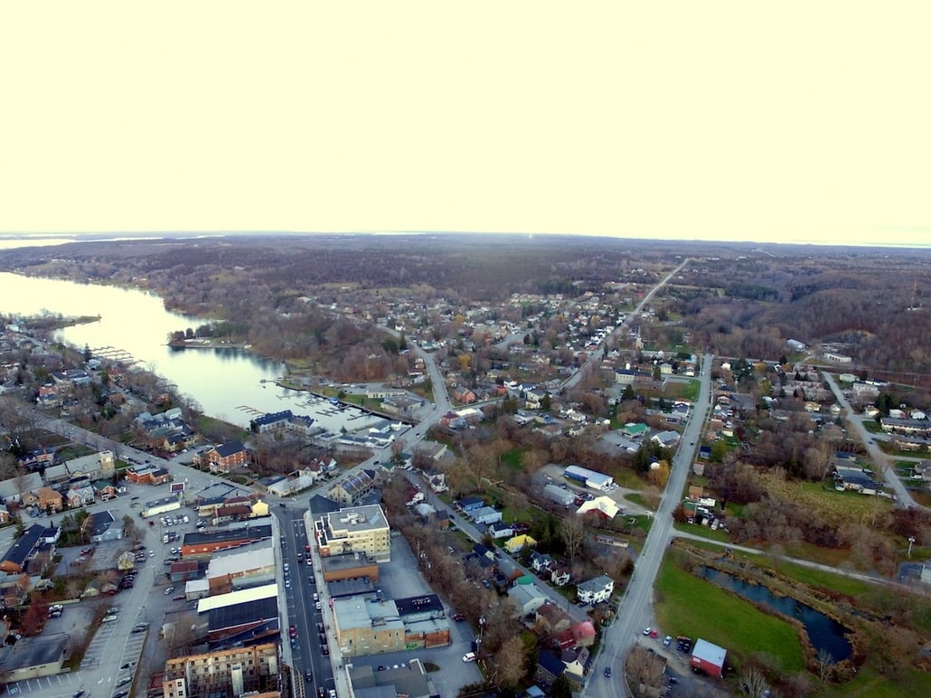 Picton Harbour Aerial View