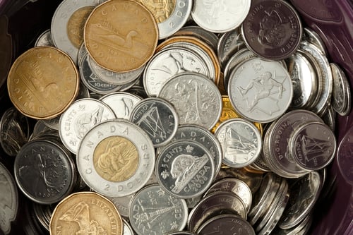 Picture of Canadian Coins