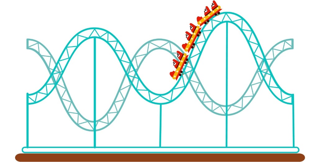 Rollercoaster Amusement Park Ride