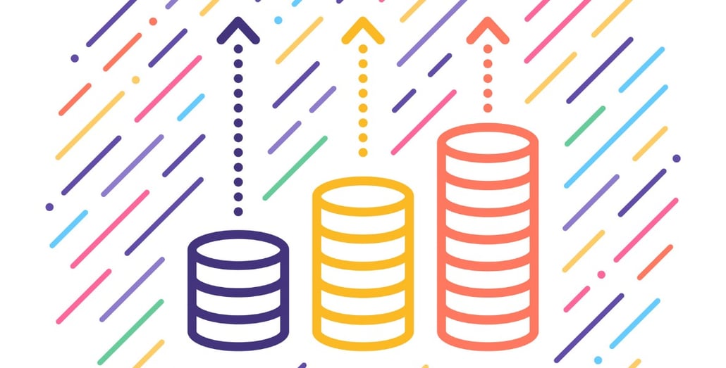 Stacks of coins