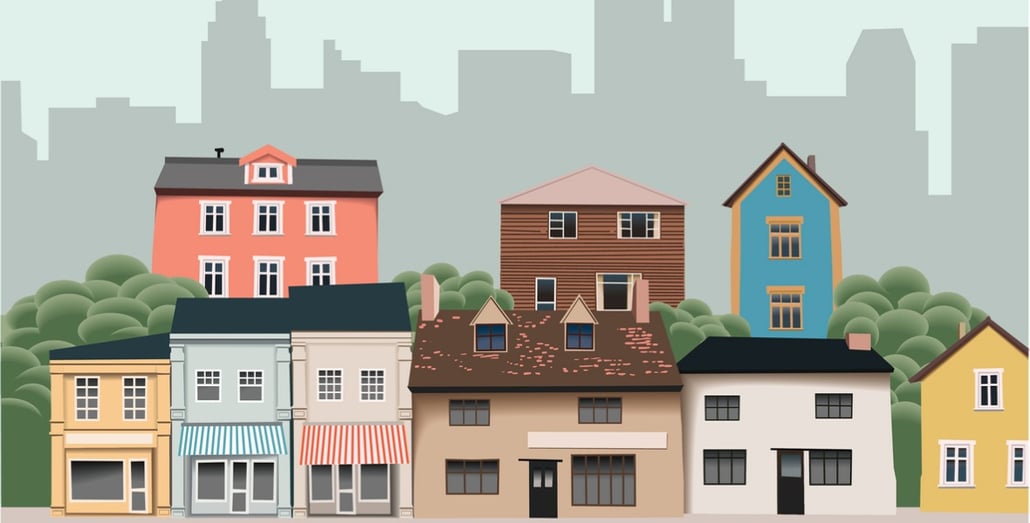 Suburban-houses-near-downtown