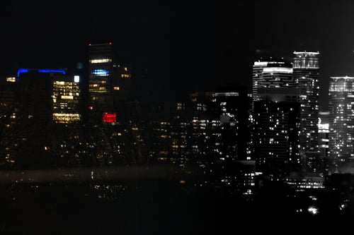 Toronto Condo Buildings at Night