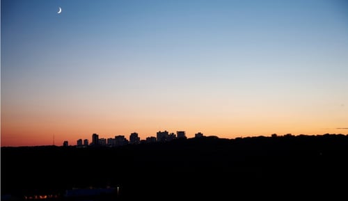 Toronto Moon Sky