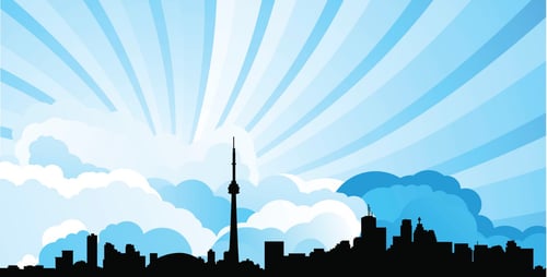 Toronto-skyline-with-different-colours