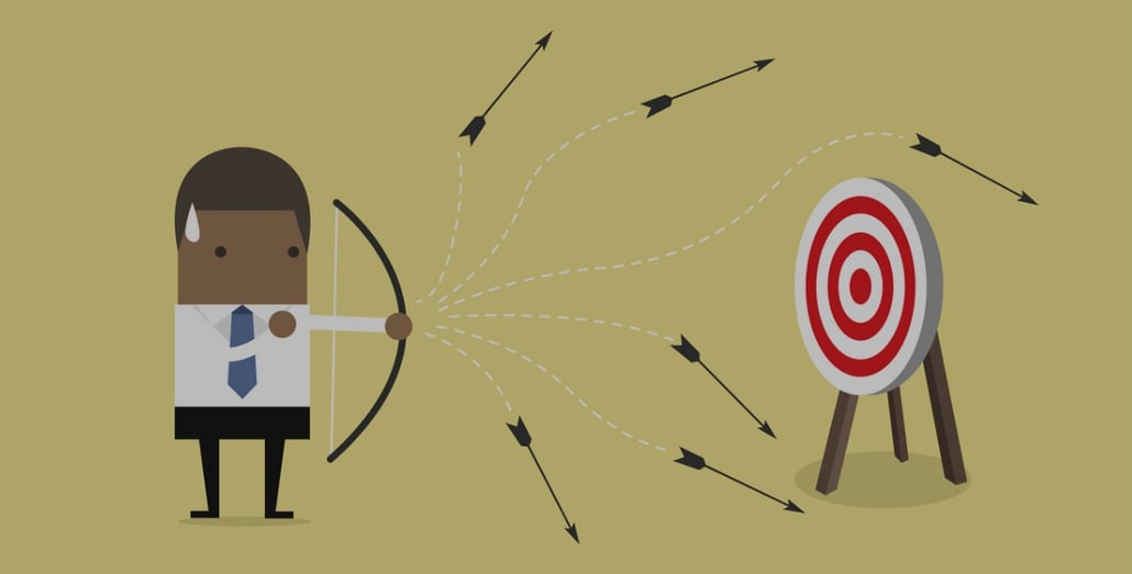 businessman-shooting-arrows-missing-target
