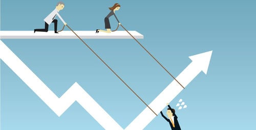 businessperson-push-arrow