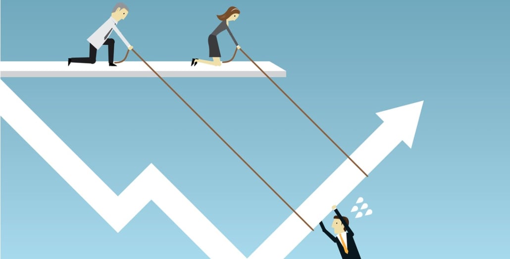 businessperson-push-arrow