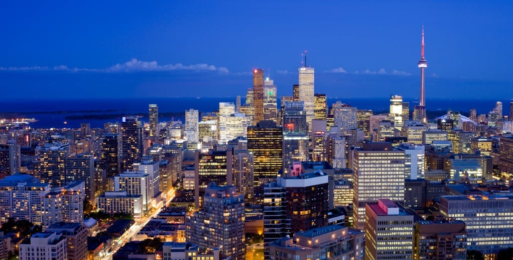 downtown-toronto-condos-at-dusk-canada