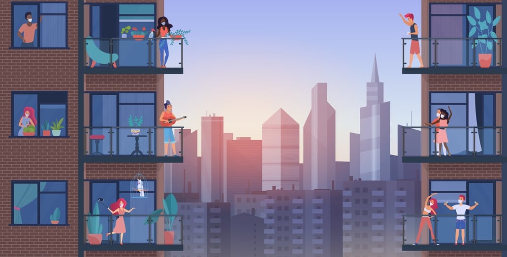 people-on-city-balcony-during-quarantine