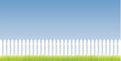 white-fence-vector-id165599413
