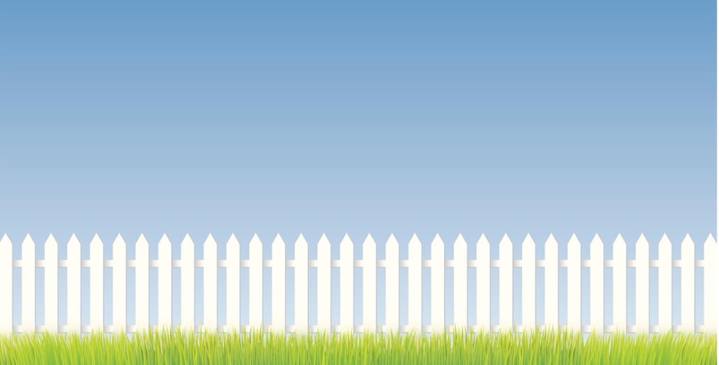 white-fence-vector-id165599413
