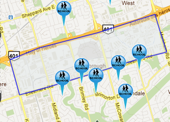 Scarborough Town Centre Map